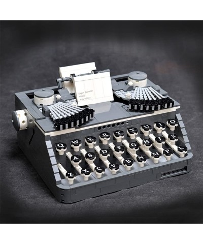 Uvini Adult Building Set Classic Retro Series Typewriters Adult Building Set Construction Brick Set Best Gift for Adult Teens...