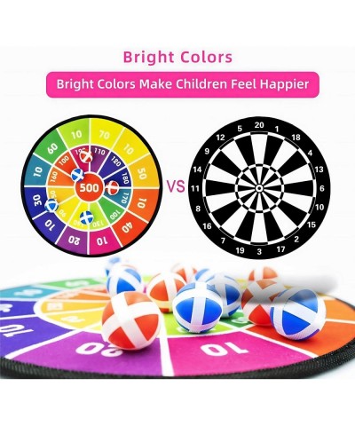 Kids Toys Dart Board for Kids with 12 Sticky Balls Toys for 3 Year Old Boys Girls and Up Indoor Outdoor Sports Games for Kids...