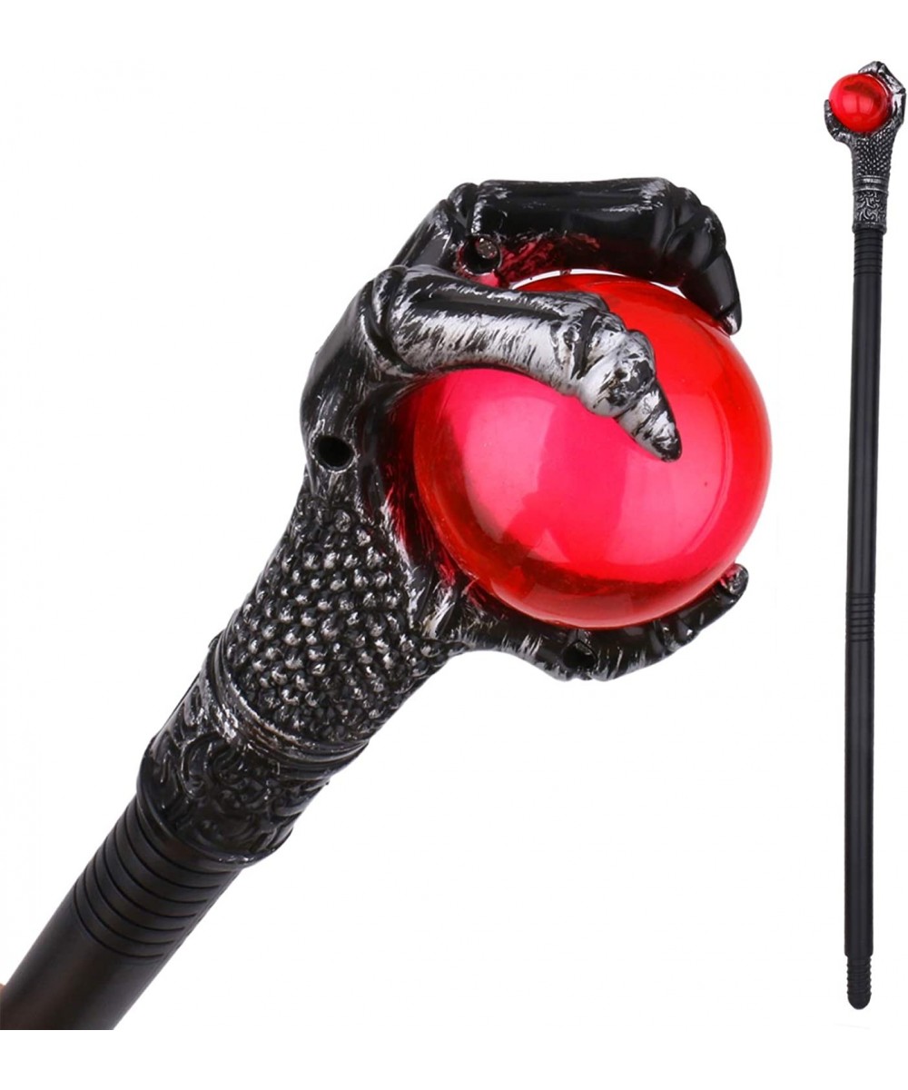 Halloween Costumes Walking Canes Red Fire Dragon Claw Orb Wands Walking Stick Staff Photo Prop Accessory Decorations $27.59 K...