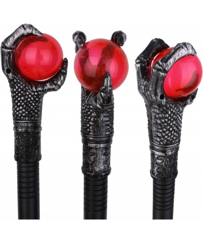 Halloween Costumes Walking Canes Red Fire Dragon Claw Orb Wands Walking Stick Staff Photo Prop Accessory Decorations $27.59 K...