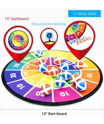 Kids Toys Dart Board for Kids with 12 Sticky Balls Toys for 3 Year Old Boys Girls and Up Indoor Outdoor Sports Games for Kids...