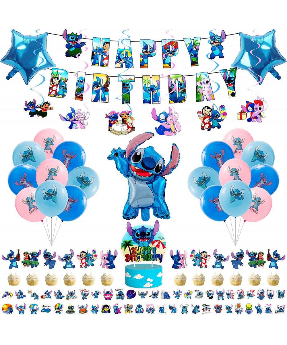 Cute Lilo and Stitch Birthday Party Supplies Perfect Lilo and Stitch Party Decorations Include Birthday Banner stitch cake to...