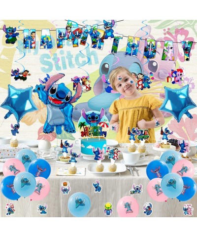 Cute Lilo and Stitch Birthday Party Supplies Perfect Lilo and Stitch Party Decorations Include Birthday Banner stitch cake to...