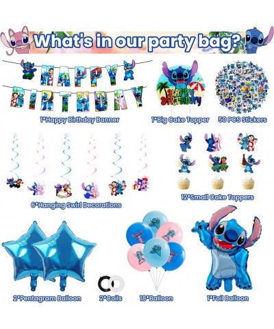 Cute Lilo and Stitch Birthday Party Supplies Perfect Lilo and Stitch Party Decorations Include Birthday Banner stitch cake to...