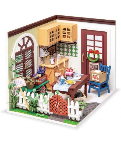 DIY Miniature Dollhouse Kit Kitchen Diorama Scale Model Gifts for Teens/Adults (Mrs Charlie's Dinning Room) $28.54 Dollhouse ...