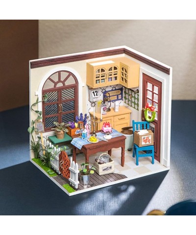 DIY Miniature Dollhouse Kit Kitchen Diorama Scale Model Gifts for Teens/Adults (Mrs Charlie's Dinning Room) $28.54 Dollhouse ...