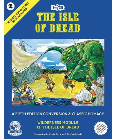 Original Adventures Reincarnated 2 - The Isle of Dread RPG for Adults Family and Kids 13 Years Old and Up (5E Adventure Hardb...