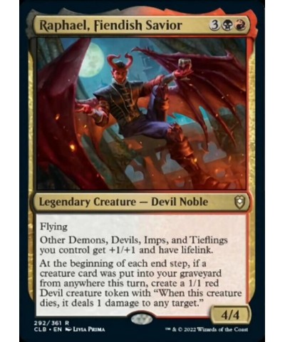 Magic: the Gathering - Raphael Fiendish Savior (292) - Battle for Baldur's Gate $9.83 Trading Cards & Accessories