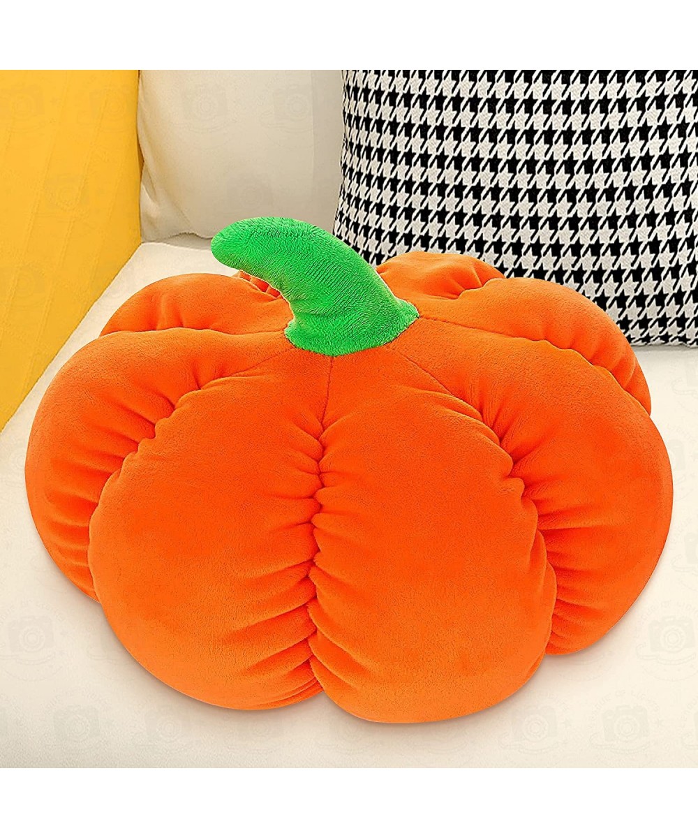 Stuffed Pumpkin Fluffy Pumpkin Plush Toy Durable Halloween Pumpkins Decorative Couch Throw Pillow Soft Pumpkin Toys Gift for ...