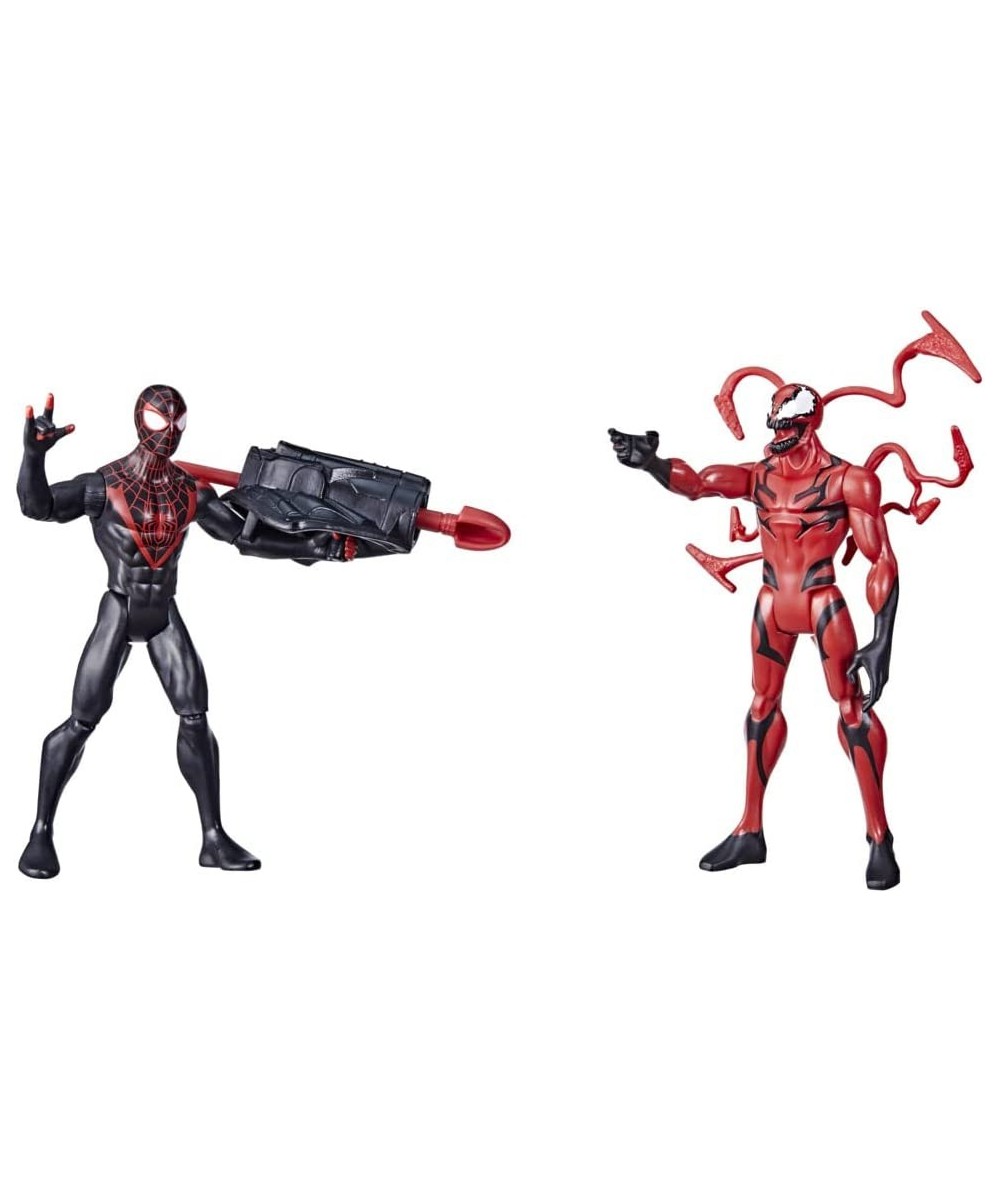 Marvel Miles Morales Vs Carnage Battle Packs 6-Inch-Scale and Carnage Figure 2-Pack Toys for Kids Ages 4 and Up $42.32 Action...