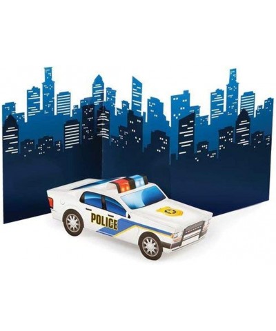 329394 CENTERPIECE 3D POLICE CAR One size Multicolor $15.82 Kids' Party Centerpieces