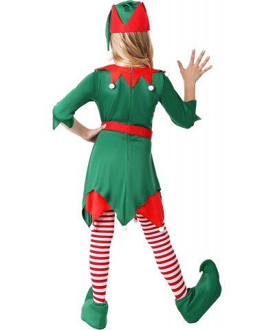 Girl's Santa's Helper Costume Elf Dress Outfit $59.95 Kids' Costumes