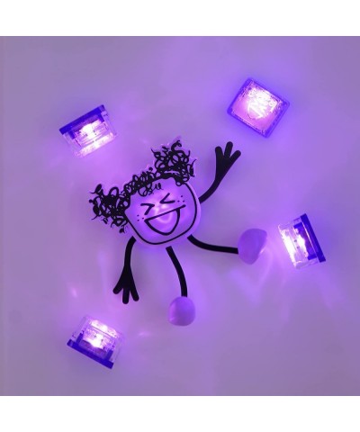 Lumi Water-Activated Bath Toy with 6 Reusable Purple Light-Up Cubes for Sensory Play $43.25 Bathtub Toys