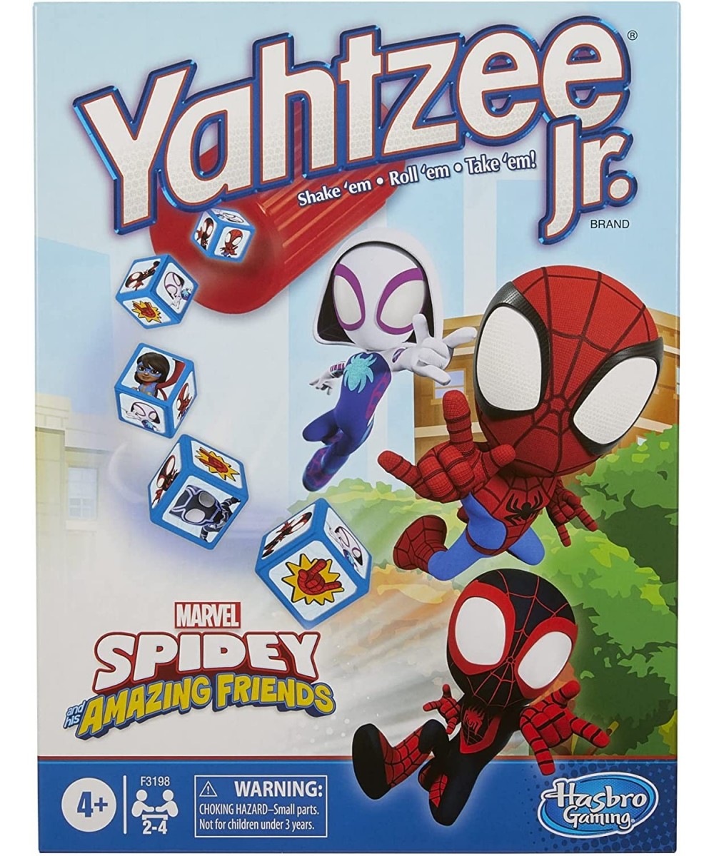 Yahtzee Jr. Marvel Edition Board Game for Kids Ages 4 and Up Counting and Matching Game for Preschoolers (Amazon Exclusive) $...