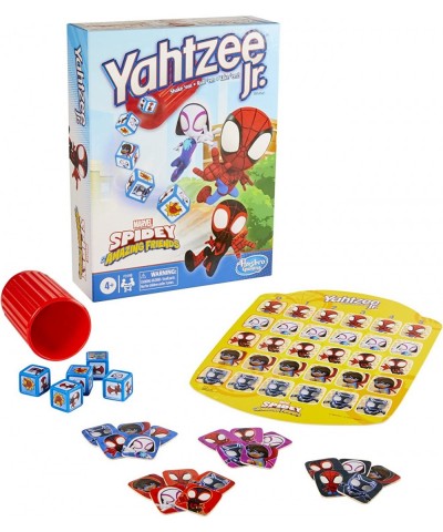 Yahtzee Jr. Marvel Edition Board Game for Kids Ages 4 and Up Counting and Matching Game for Preschoolers (Amazon Exclusive) $...