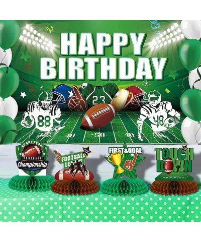 Super Bowl 14 Pieces Football Party Decorations Football Honeycomb Table Centerpiece Football Table Decorations Football Part...