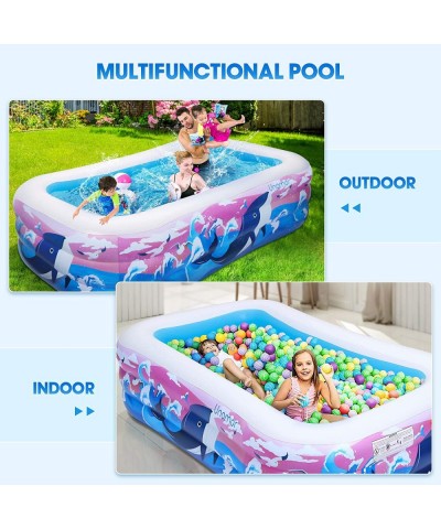 Inflatable Kiddie Swimming Pool - Kids Snorkeling Training Swimming Pool with Water Splash Sprinkler - Kids Play Center Infla...