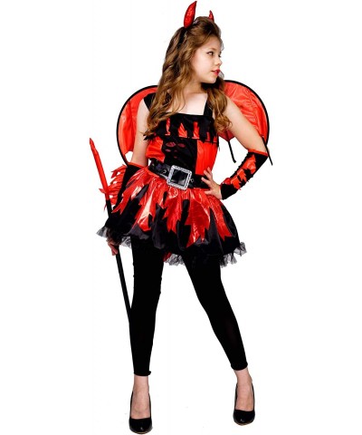 Red Devil Dress Halloween Costume for Girls $58.64 Kids' Costumes