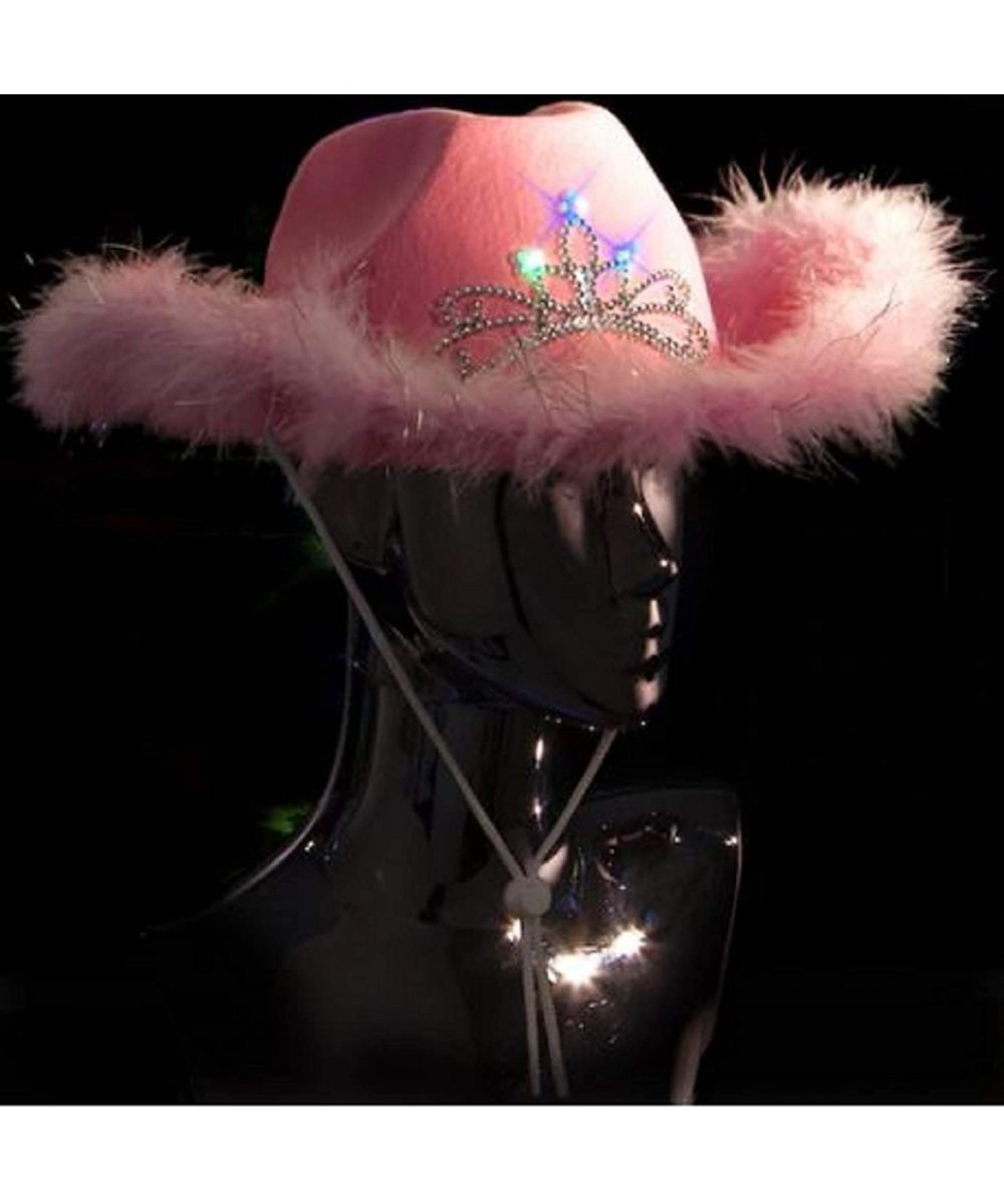 Novelty Cowboy Hat with Blinking Tiara $47.13 Kids' Dress-Up Accessories