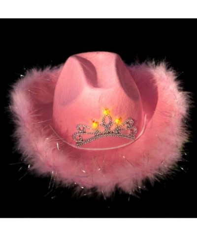 Novelty Cowboy Hat with Blinking Tiara $47.13 Kids' Dress-Up Accessories