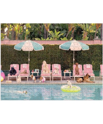 Gray Malin The Dogs at the Beverly Hills Hotel 500 Piece Double-Sided Puzzle from - Jigsaw Puzzle With Iconic Photography Thi...