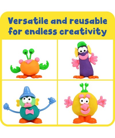 Dough Character Accessories - Set of 52 - 23 Different Shapes - Dough Toys for Kids - Decorate Dough Creations - Create Anima...