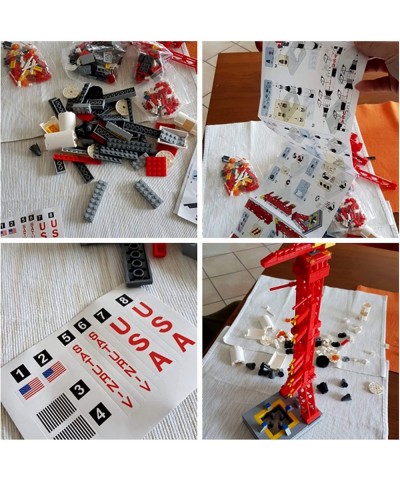 Saturn V Rocket Building Set (425PCS) City Space Rockets Spaceship Space Station Shuttle Launch Airplane Model Building Block...