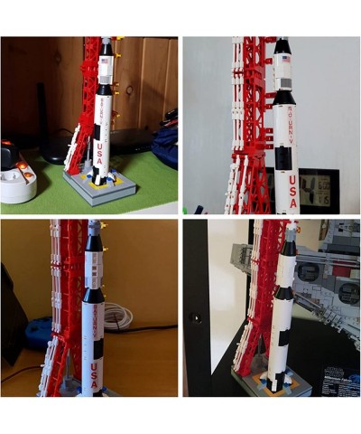 Saturn V Rocket Building Set (425PCS) City Space Rockets Spaceship Space Station Shuttle Launch Airplane Model Building Block...