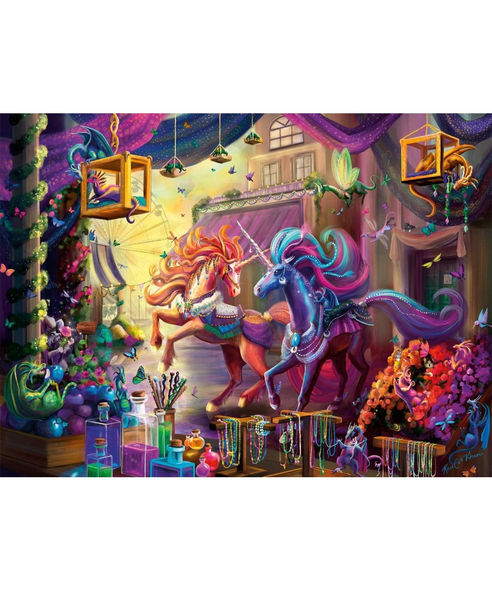 Twillight Marketplace - Glitter Edition - 1000 Piece Jigsaw Puzzle $21.56 Jigsaw Puzzles