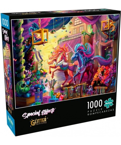 Twillight Marketplace - Glitter Edition - 1000 Piece Jigsaw Puzzle $21.56 Jigsaw Puzzles