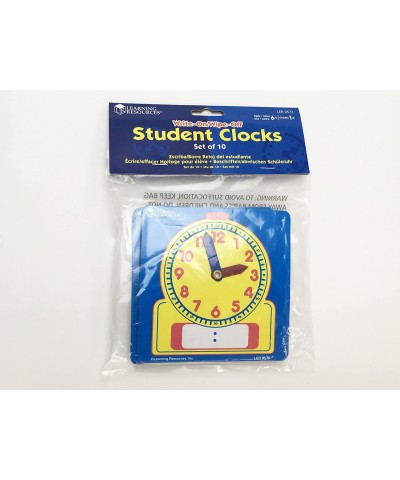 Write and Wipe Student Clocks Help Kids Practice Time Clocks for Kids Write and Wipe Clocks Homeschool Classroom Set of 10 $1...