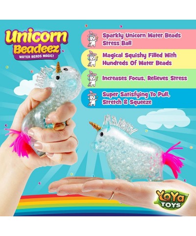 Unicorn Beadeez Stress Ball Fidget Toy | Quiet Squeeze Toy for Anxiety Relief Stress Anger Management Hand Strength Occupatio...