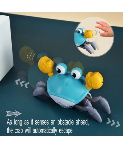 Crawling Crab Baby Toy Sensory Toys for 3 4+ Years Old Boys Girls with LED Light and Music Birthday Gifts for Kids Age 3-7 Ye...