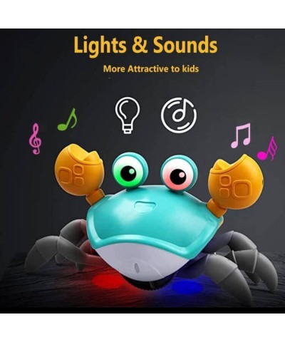 Crawling Crab Baby Toy Sensory Toys for 3 4+ Years Old Boys Girls with LED Light and Music Birthday Gifts for Kids Age 3-7 Ye...