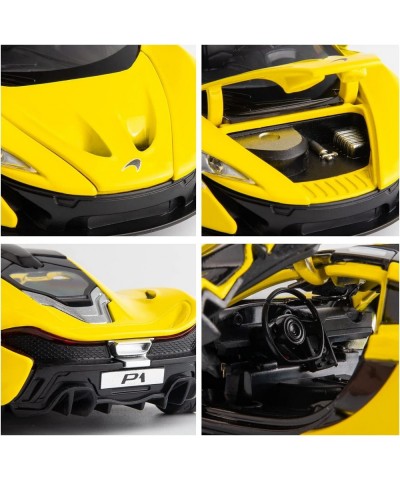 Compatible for 1:32 McLaren P1 Model Car Zinc Alloy Pull Back Toy Car with Sound and Light for Kids Boy Girl Yellow $27.98 Ki...