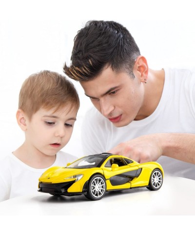 Compatible for 1:32 McLaren P1 Model Car Zinc Alloy Pull Back Toy Car with Sound and Light for Kids Boy Girl Yellow $27.98 Ki...