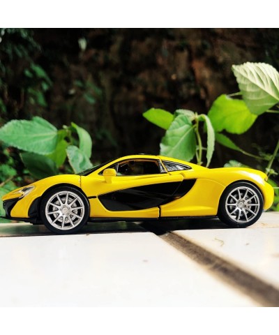 Compatible for 1:32 McLaren P1 Model Car Zinc Alloy Pull Back Toy Car with Sound and Light for Kids Boy Girl Yellow $27.98 Ki...