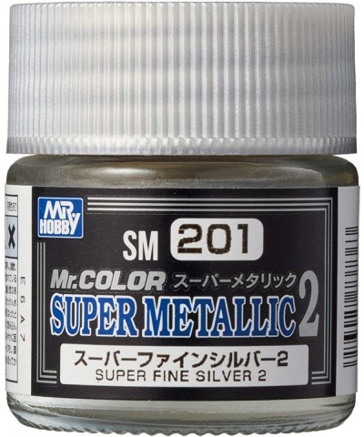 Mr. Color Super Metallic 2 Silver 2 SM201 10ml $18.45 Game Accessories