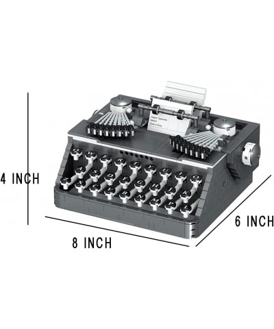 Uvini Adult Building Set Classic Retro Series Typewriters Adult Building Set Construction Brick Set Best Gift for Adult Teens...