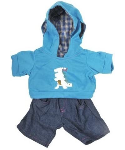 Dinosaur Hoodie w/Jeans Teddy Bear Clothes Outfit Fits Most 14" - 18" Build-a-Bear and Make Your Own Stuffed Animals $35.30 S...