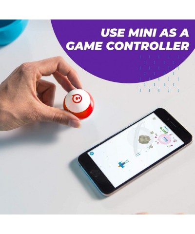 Mini (Blue) App-Enabled Programmable Robot Ball - STEM Educational Toy for Kids Ages 8 & Up - Drive Game & Code with Play & E...