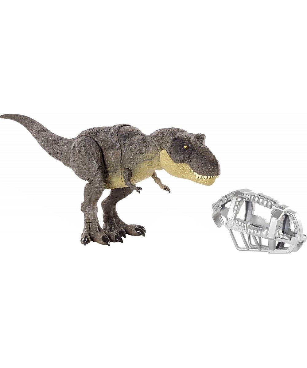 Jurassic World Camp Cretaceous Dinosaur Toy Stomp 'N Escape Tyrannosaurus Rex Action Figure with Stomping Motion $45.24 Kids'...