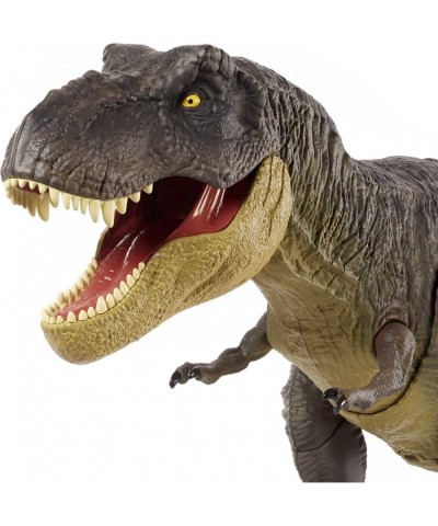 Jurassic World Camp Cretaceous Dinosaur Toy Stomp 'N Escape Tyrannosaurus Rex Action Figure with Stomping Motion $45.24 Kids'...