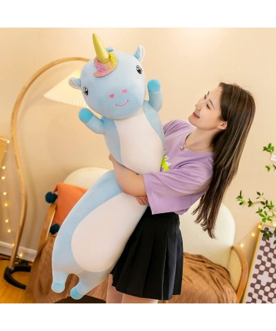 Long Soft Cute Unicorn Stuffed Animal Body Pillow Doll Plush Toys Stuffed Unicorn Plush Fluffy Stuffed Unicorns Gifts for Gir...