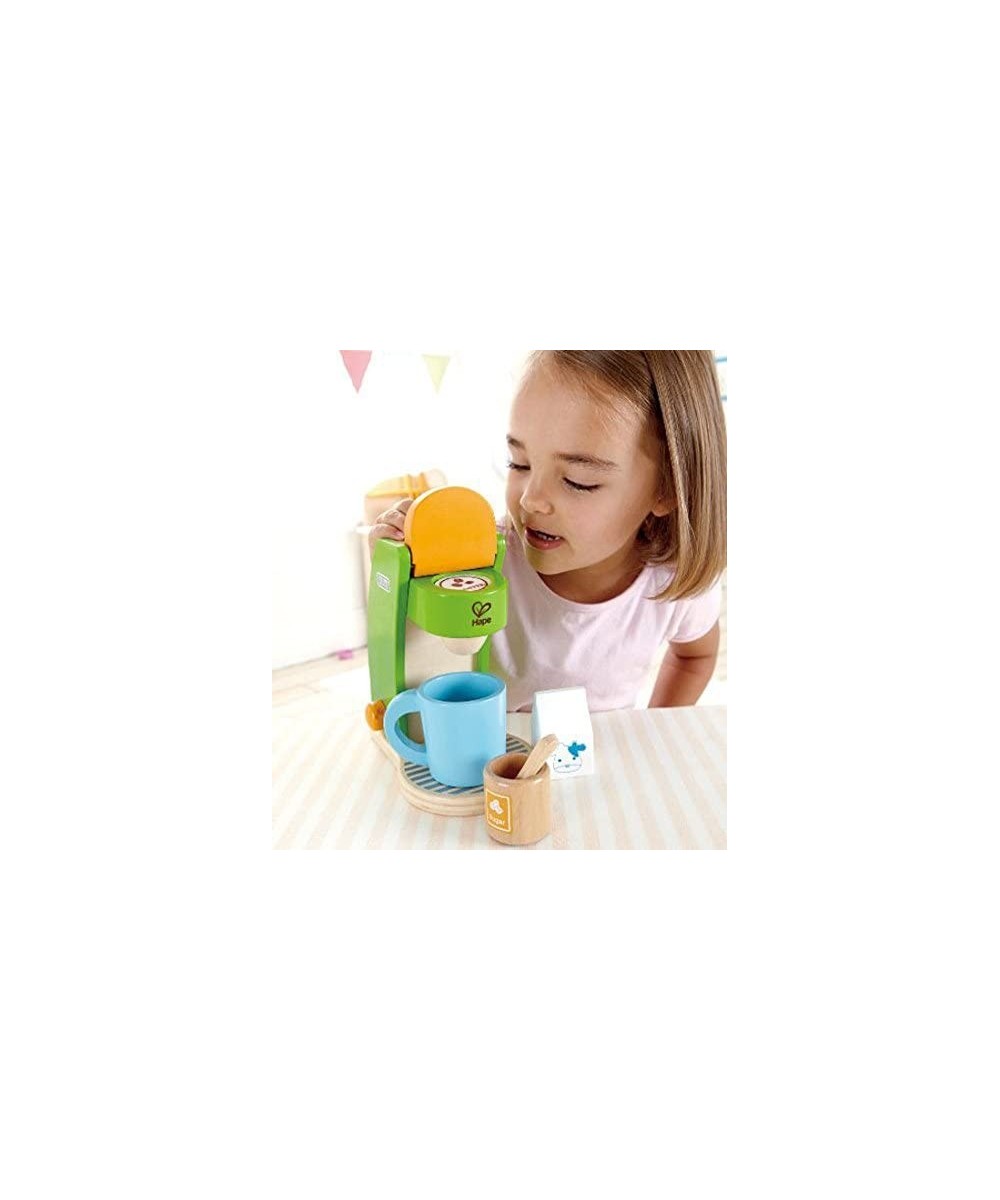 Kid's Coffee Maker Wooden Play Kitchen Set with Accessories $41.32 Toy Kitchen Products