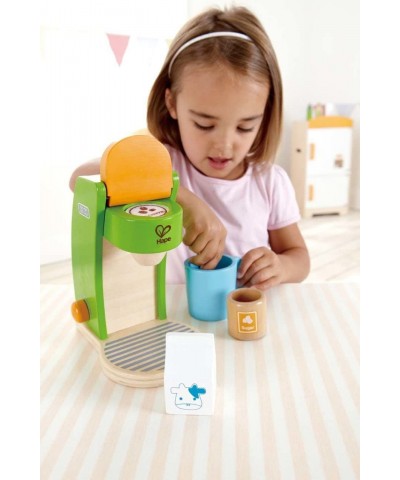 Kid's Coffee Maker Wooden Play Kitchen Set with Accessories $41.32 Toy Kitchen Products