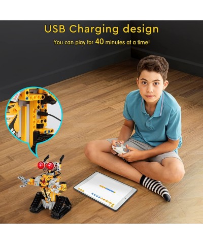 STEM Projects for Kids Ages 8-12 Remote & APP Controlled Robot Building kit Toys Gifts for Boys Girls Age 8 9 10 11 12-15 (46...