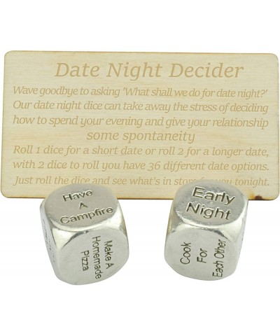 Date Night Dice 2 Metal Dice Gives 36 Possible Date Nights - Great Fun Date Night Idea $28.71 Game Accessories