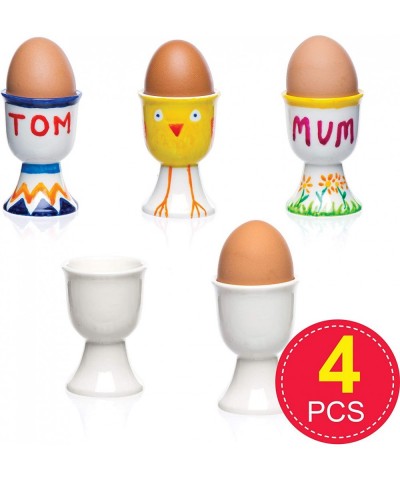 Egg Cups Easter Crafts for Kids to Decorate Personalise and Use (Box of 4) 70mm White ET879 $17.67 Craft Kits