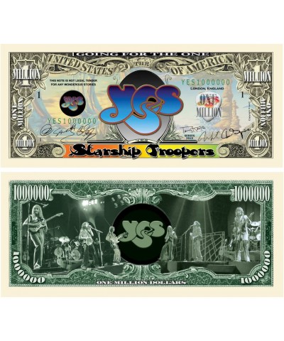 YES Million Dollar Collectible Bill (Pack of 5) - Best Gift for Fans of This Amazing Band $16.02 Gags & Practical Joke Toys